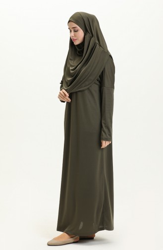 Khaki Praying Dress 1712-09