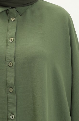 Aerobin Kumaş Tunik Pantolon İkili Takım 4404-01 Haki