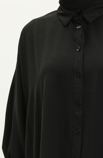 بدلة ثنائية تونيك بنطلون من نسيج آيروبين  4404-02 أسود 4404-02