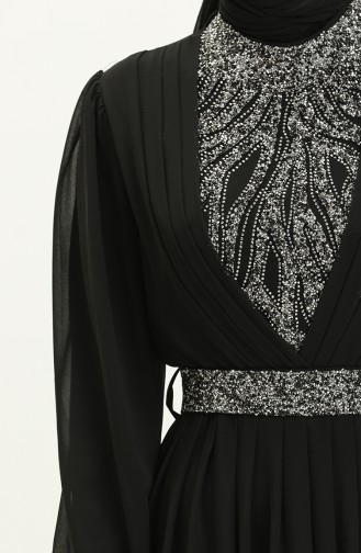 Robe de Soirée 52863-01 Noir 52863-01