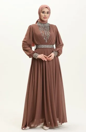 Robe de Soirée 52863-02 Vison 52863-02