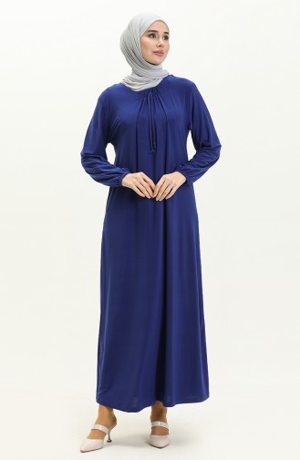 Sandy Kleid mit elastischen Ärmeln 4254-01 Saks 4254-01