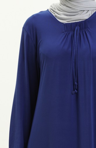 Sandy Kleid mit elastischen Ärmeln 4254-01 Saks 4254-01