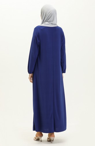 Sandy Kleid mit elastischen Ärmeln 4254-01 Saks 4254-01