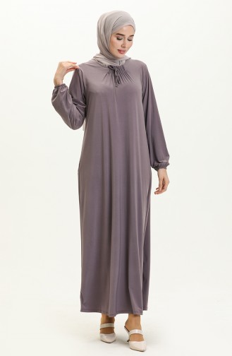 Dark mink İslamitische Jurk 4254-02