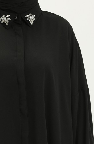 Collar Stone Shirt Tunic 4412-01 Black 4412-01