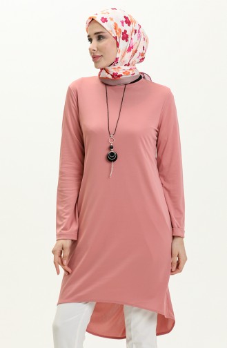 Asymmetrische Tunika mit Halskette 1680-01 Rose 1680-01