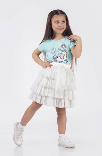 Jupe Bébé et Enfant Blanc 04