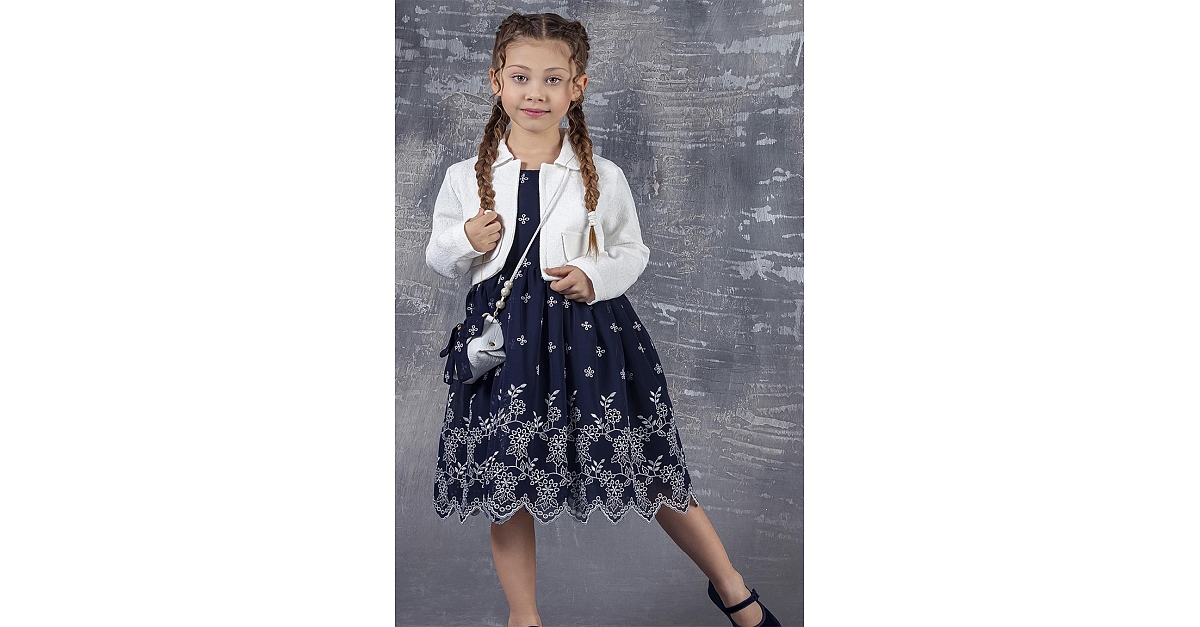Robe Junior IZ Byer - Taille 9, Bleu Marine Et Rose/corail, Sans Manches, Neuve Avec étiquettes