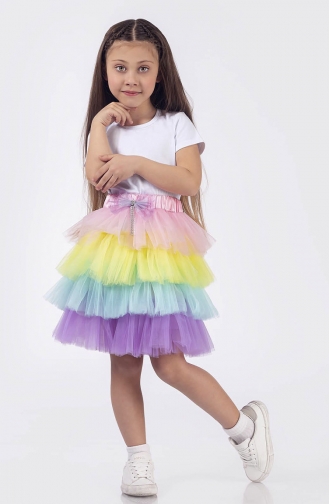Colorful Baby and Children`s Skirt 01