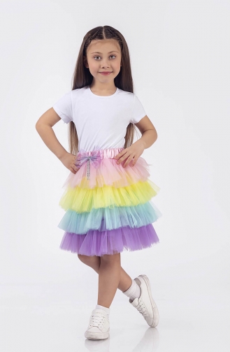 Colorful Baby and Children`s Skirt 01