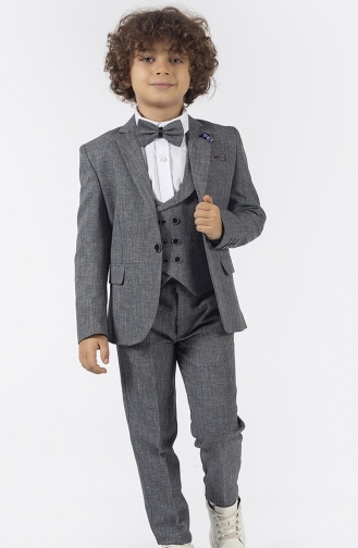 Gray Baby & Kid Suit 2405406407-01