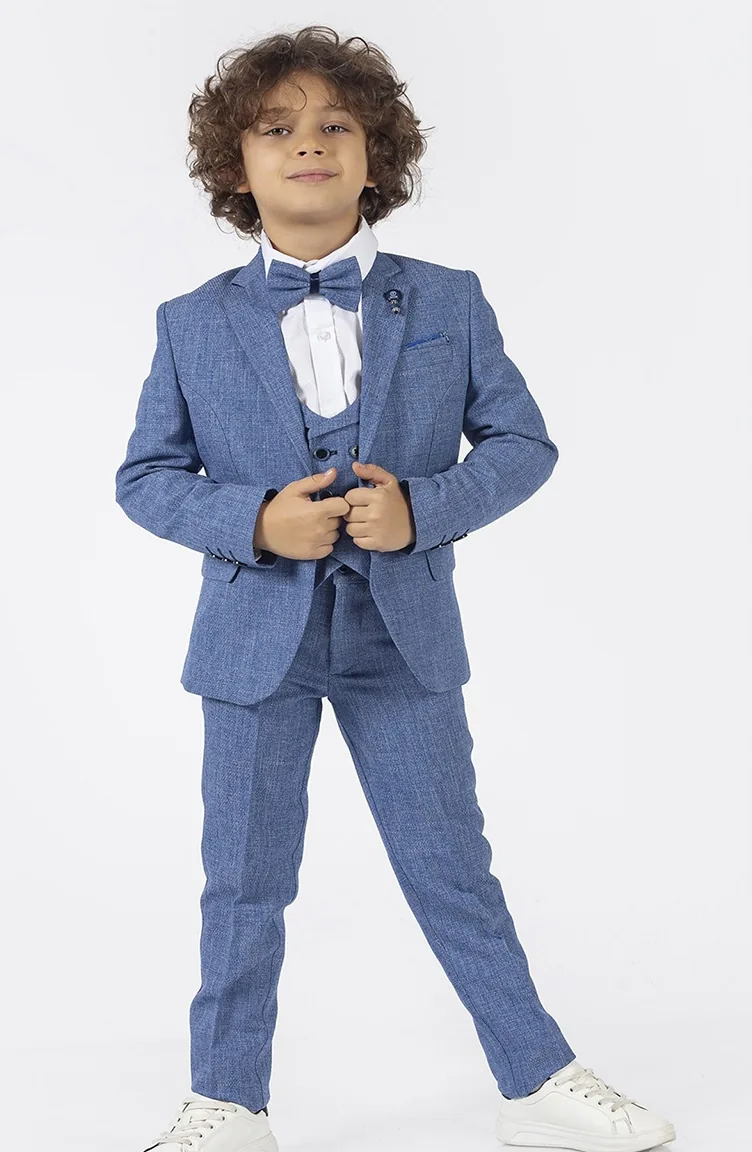 Blau Baby und Kinder Anzüge 2405406407-04