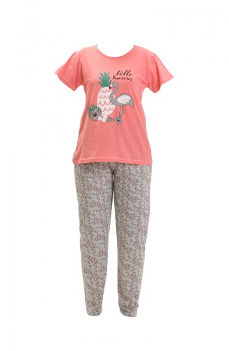 Akbeniz Kadın Pamuk Pijama Takım 20500N
