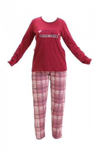 Akbeniz Kadın Penye Uzun Kol Pijama Takım 4113