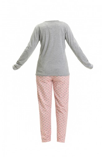 Grau Pyjama 3464