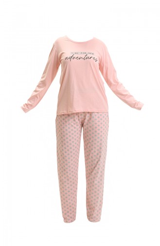 Akbeniz Kadın Penye Uzun Kol Pijama Takım 4117