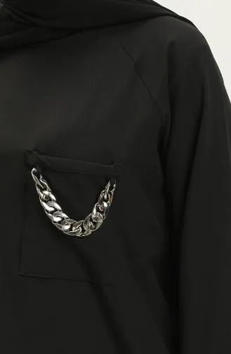 طقم ثنائي تونيك بنطلون 70010-02 أسود 70010-02