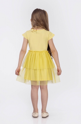 Robe Enfant Jaune 01