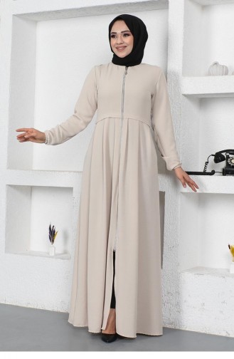 Beige Abaya 0028SGS.BEJ