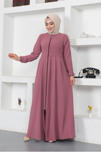 Beige-Rose Abayas 0028SGS.GKR