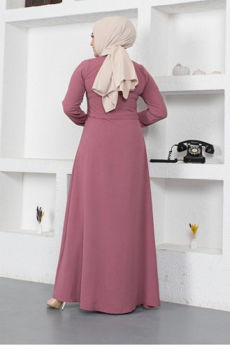 Beige-Rose Abayas 0028SGS.GKR