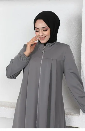 Gray Abaya 2049MG.GRI