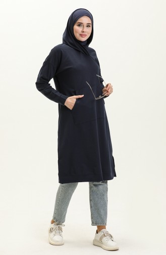 Navy Blue Tuniek 3032-02