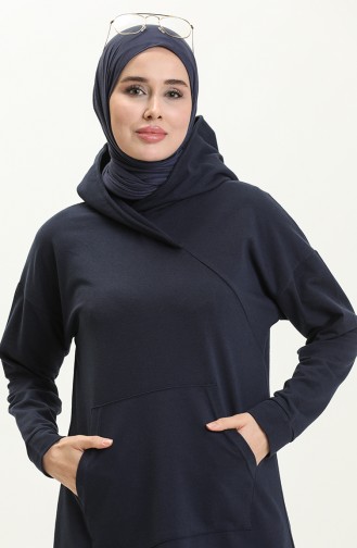 Kangaroo Pocket Sports Tunic 3032-02 Dark Blue 3032-02