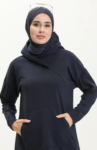 تونيك رياضي بجيب 3032-02 كحلي 3032-02