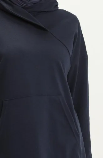 تونيك رياضي بجيب 3032-02 كحلي 3032-02