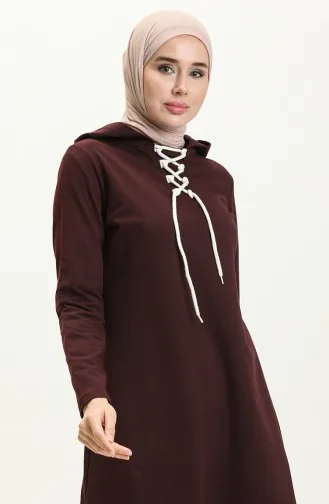 Lace-Up Sweatshirt 3030-04 Purple 3030-04