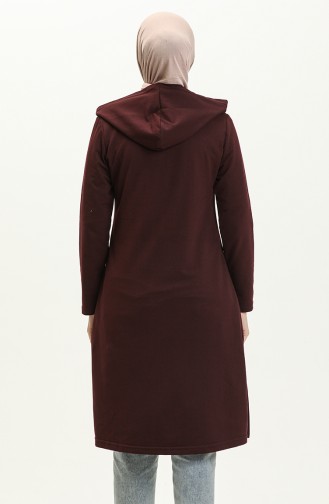 Lace-Up Sweatshirt 3030-04 Purple 3030-04