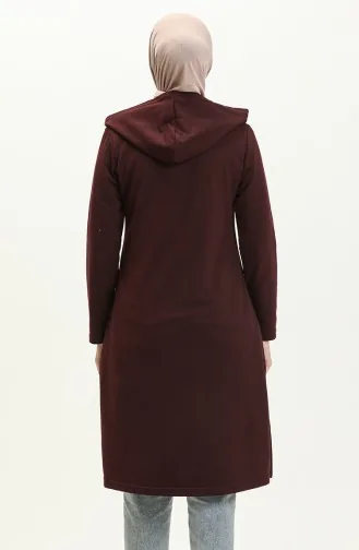 Lace-Up Sweatshirt 3030-04 Purple 3030-04