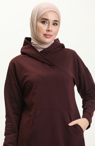 Kangaroo Pocket Sports Tunic 3032-04 Plum 3032-04