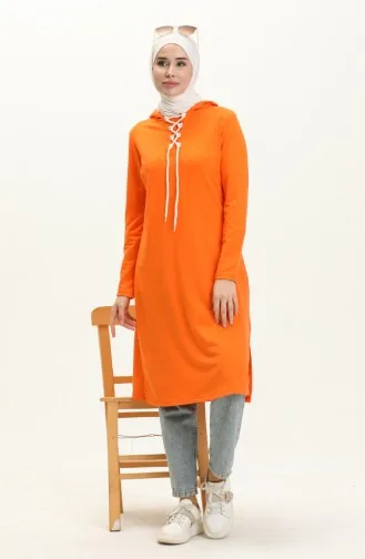 Sweatshirt mit Schnürung 3030-16 Orange 3030-16
