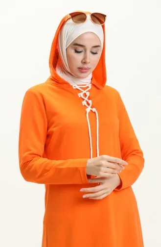 Sweatshirt mit Schnürung 3030-16 Orange 3030-16