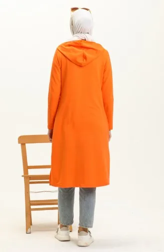 Sweatshirt mit Schnürung 3030-16 Orange 3030-16