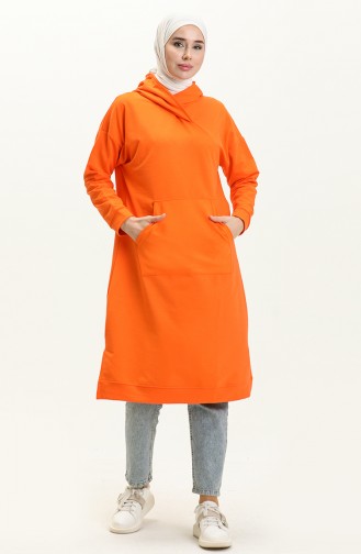 Kangaroo Pocket Sports Tunic 3032-10 Orange 3032-10