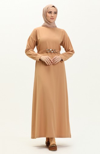 Belted Dress 70004-05 Biscuit 70004-05