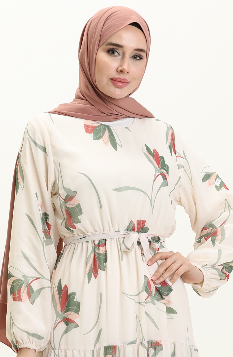 Khaki sales chiffon dress