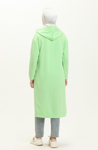 Hooded Sports Tunic 3007-26 Light Green 3007-26