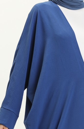 Fledermausärmel-Poncho 2571-02 Indigo 2571-02