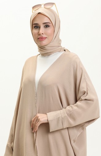 Bat Sleeve Poncho 2571-03 Mink 2571-03