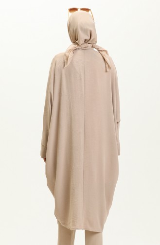 Bat Sleeve Poncho 2571-03 Mink 2571-03