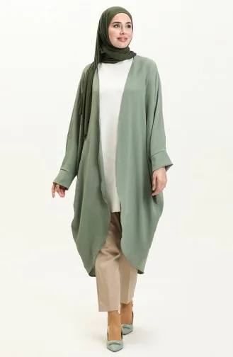 Bat Sleeve Poncho 2571-04 Green 2571-04