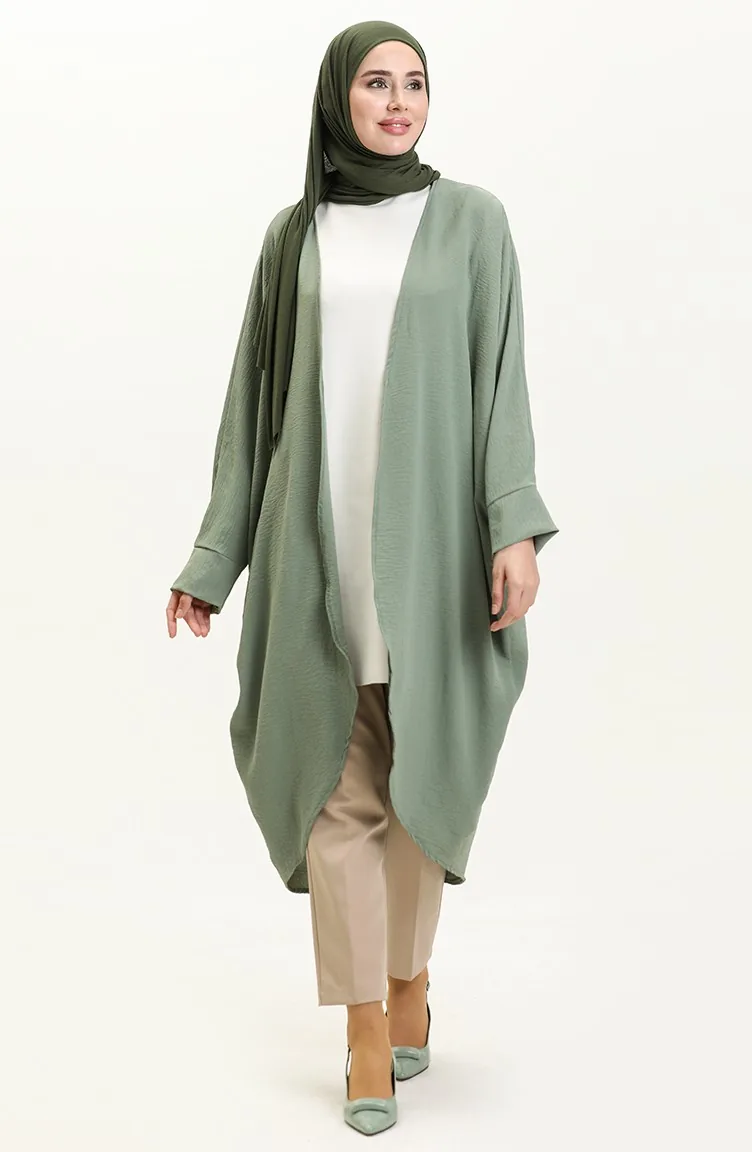 Bat Sleeve Poncho 2571-04 Green 2571-04