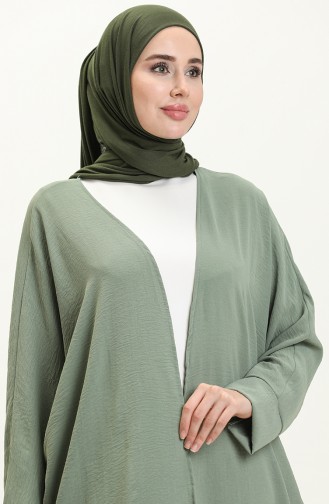 Bat Sleeve Poncho 2571-04 Green 2571-04