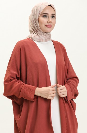 Poncho à Manches Chauve-souris 2571-07 Rose Pâle Foncé 2571-07