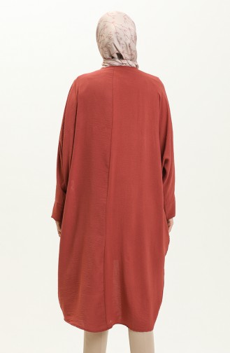 Dark Dusty Rose Poncho 2571-07